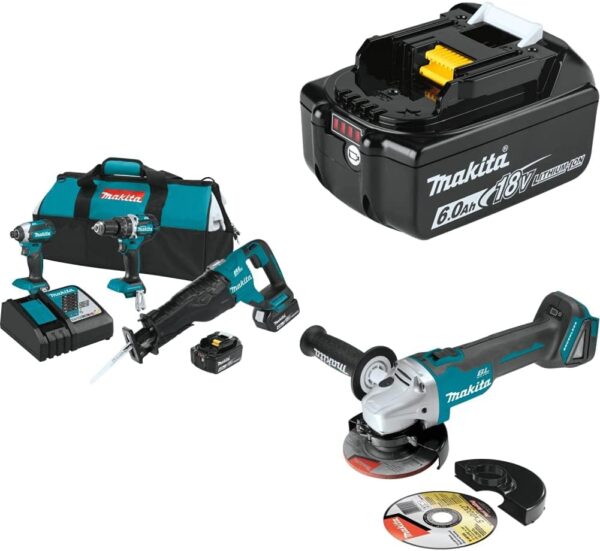 Makita 18V LXT Li-Ion Brushless Cordless 5 Tool Combo