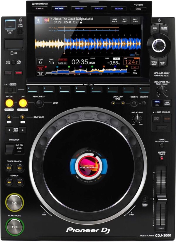 Pioneer CDJ-3000 Flagship Rekordbox High-Res Professional Club DJ Multi Player