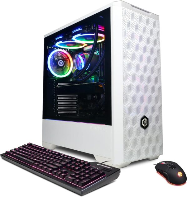 CyberpowerPC Gamer Xtreme VR Gaming PC, Intel Core i9-14900KF 3.2GHz, GeForce RTX 4090 24GB, 64GB DDR5, 2TB NVMe SSD, WiFi Ready & Windows 11 Home (GXiVR8600A2)